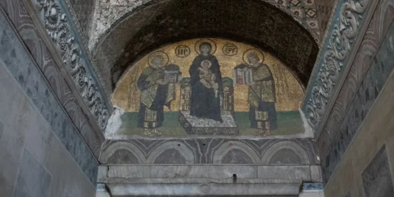 Ayasofya’da Restorasyon Çalışmaları İlerlemesi İncelendi
